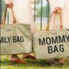 Childhome mommy bag in tela borsa fasciatoio kaki