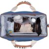 Childhome mommy bag indigno signature borsa fasc kaki