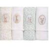 Sophie la giraffa set 4 swaddles di cotone 70x70cm