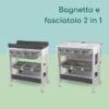 Bebeconfort dolphy bagno fasciatoio grey mist