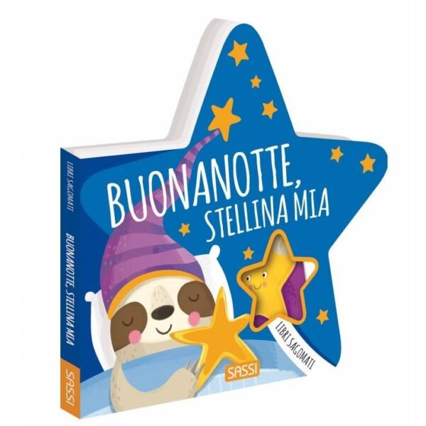 Sassi libro sagomato buonanotte stellina mia