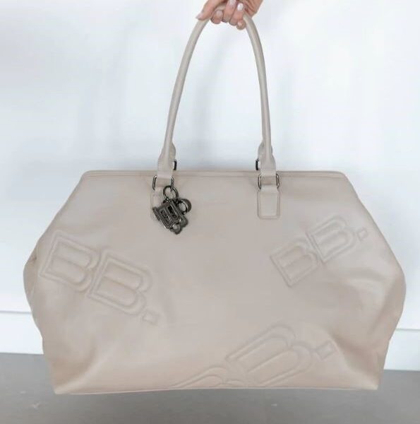 Bamboom weekend bag borsa multiuso in tess. riciclato sabbia