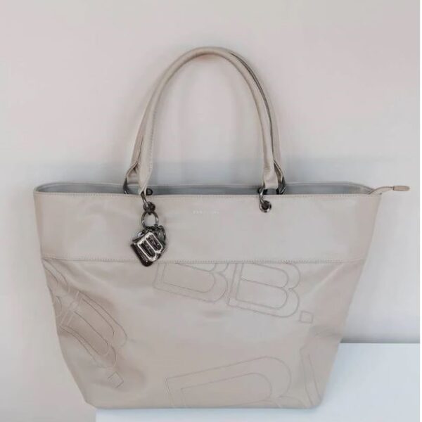 Bamboom tote bag borsa in tessuto riciclato sabbia