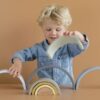 Little dutch arcobaleno in legno blu