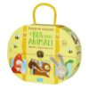 Sassi puzzle da viaggio il bus degli animali