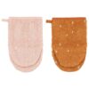 Trixie guanti da bagno 2 pz mrs rabbit e mr fox