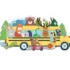 Sassi puzzle da viaggio il bus degli animali