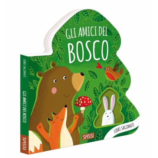 Sassi libro sagomato gli amici del bosco