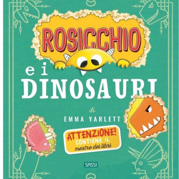 Sassi libro illustrato rosicchio e i dinosauri