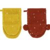Trixie guanti da bagno 2 pz mr lion e mr monkey