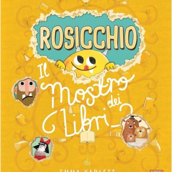 Sassi libro illustrato rosicchio il mostro dei libri