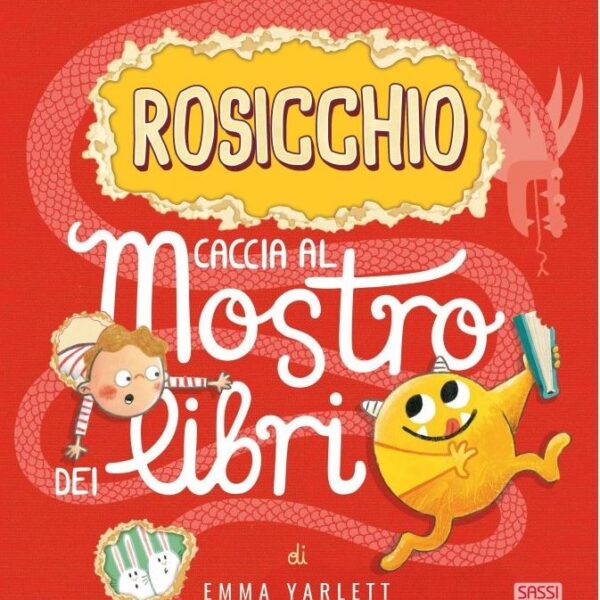 Sassi libro illustrato rosicchio caccia al mostro dei libri