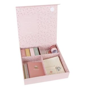 Little dutch cofanetto dei ricordi rosa flowers e butterfly