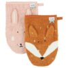 Trixie guanti da bagno 2 pz mrs rabbit e mr fox