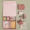 Little dutch cofanetto dei ricordi rosa flowers e butterfly
