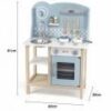 Polar b by viga cucina in legno con accessori  blu e