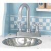 Polar b by viga cucina in legno con accessori  blu e