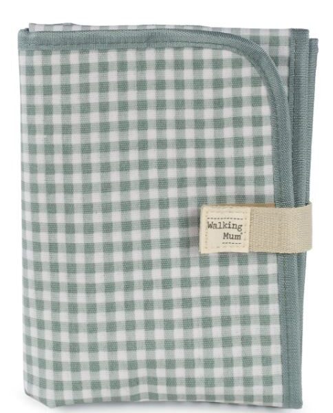 Walking mum fasciatoio i love vichy green