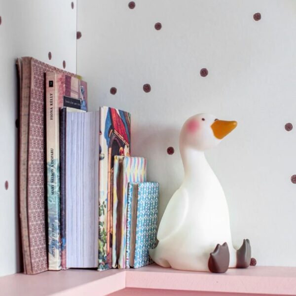 Moulin roty lampada notte ricaricabile cigno