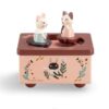 Moulin roty carillon scatola musicale in legno gatto e conig
