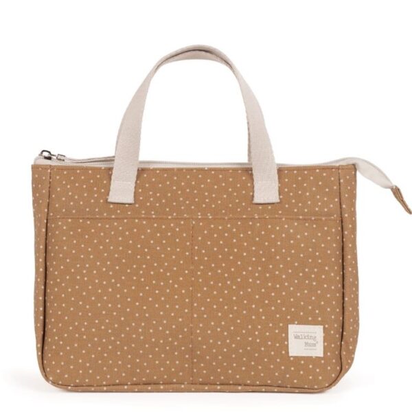 Walking mum beauty polka dot poppy cinnamon
