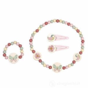 Little dutch set gioielli e mollette in legno