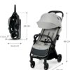 Kinderkraft apino passeggino dove grey