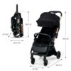 Kinderkraft apino passeggino leggero black