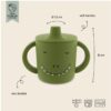 Trixie tazza in silicone mr.dino