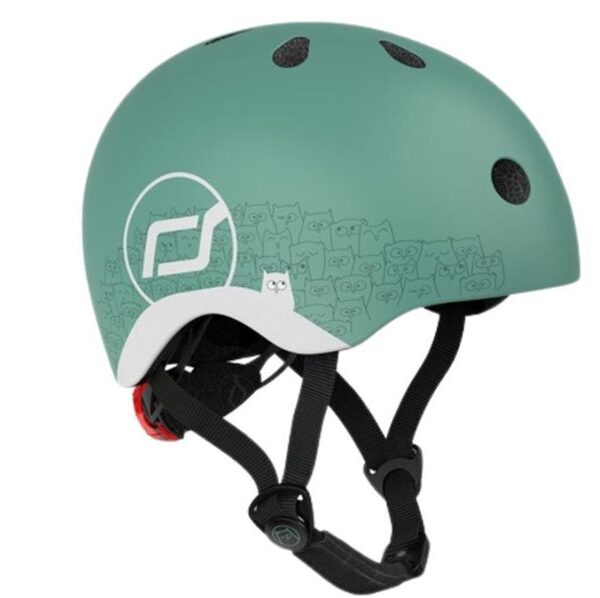 Scoot & ride casco baby xxs-s forest