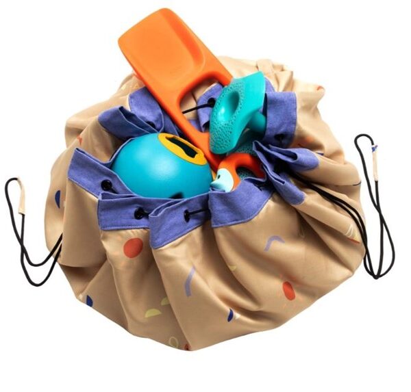 Play&go sacco portagiochi e tappeto outdoor play sea