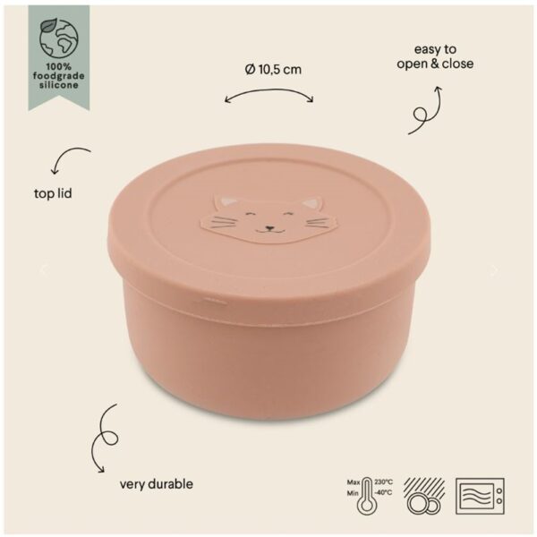 Trixie porta merenda in silicone mrs.cat