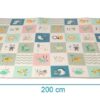 Kiokids tappeto pieghevole palloncini 200x150