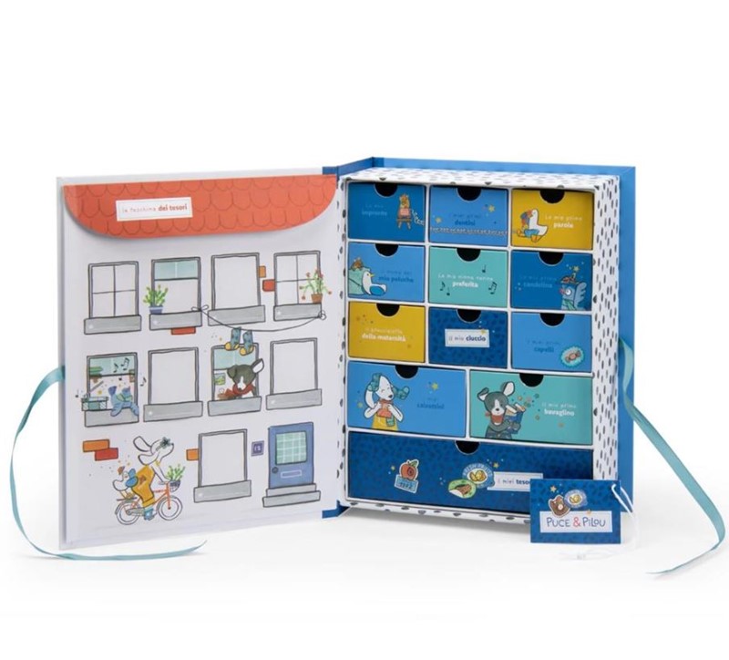 Moulin roty  cofanetto nascita it  puce & pilou