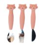 Trixie set posate 3pz mrs.cat silicone