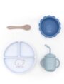 Bamboom set bimbo in silicone - UNICA, BLUE