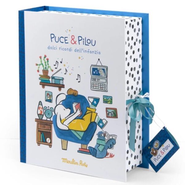 Moulin roty  cofanetto nascita it  puce & pilou