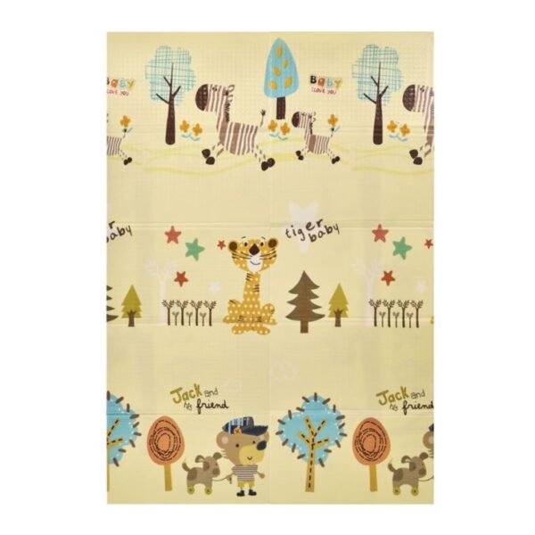 Ms tappeto gioco 180x120 per bambini zebra/giraffa