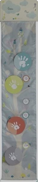 Baby art one to tree  measuring chart