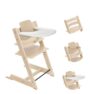 Stokke tripp trapp bundle sedia natural+tray white+baby set