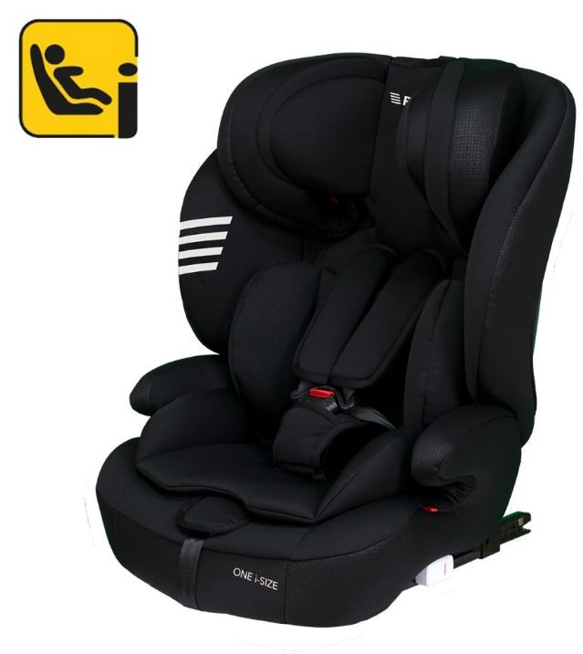 Play one isize isofix 76 105cm ece r129 black wings
