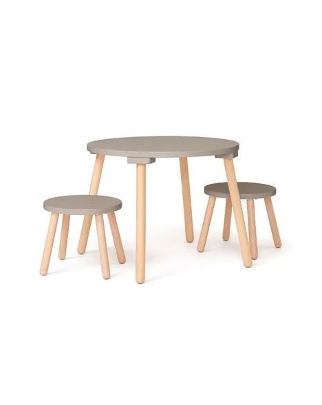 Kid's concept set sgabelli e tavolo beige