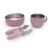 Mizu baby taiki steel set pappa acciaio/silicone