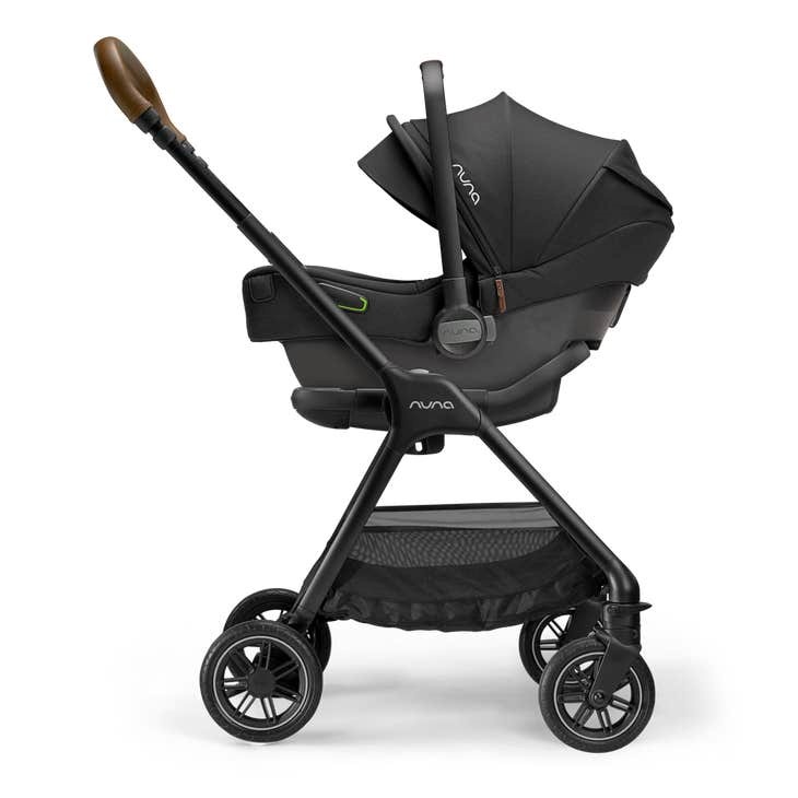 Nuna triv passeggino with magnetic buckle timber