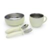 Mizu baby taiki steel set pappa acciaio/silicone