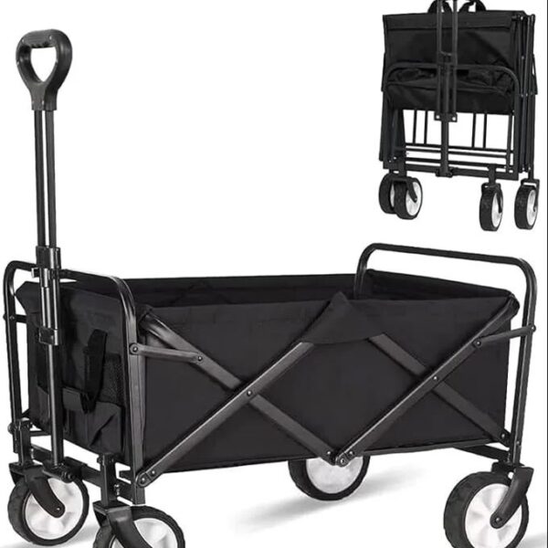 Freeon carrello pieghevole con ruote e manico telescopico