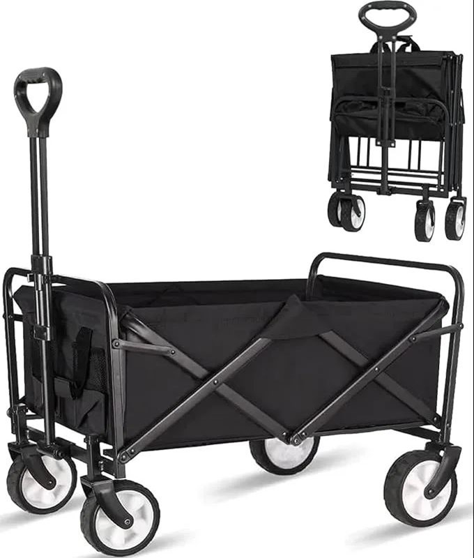 Freeon carrello pieghevole con ruote e manico telescopico