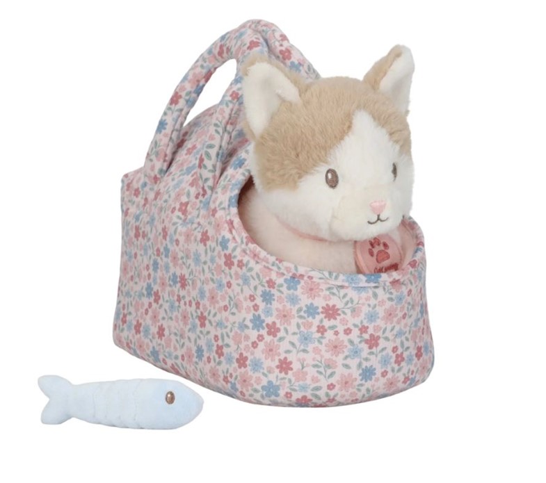 Little dutch peluche gatto marley con trasportino
