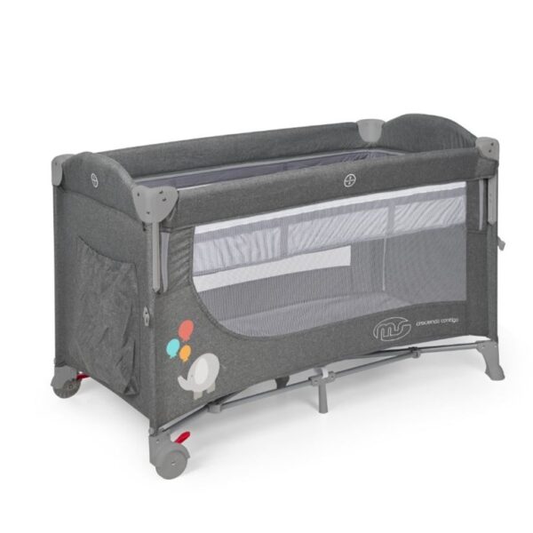 Ms lettino da viaggio co-sleeping ennis grigio