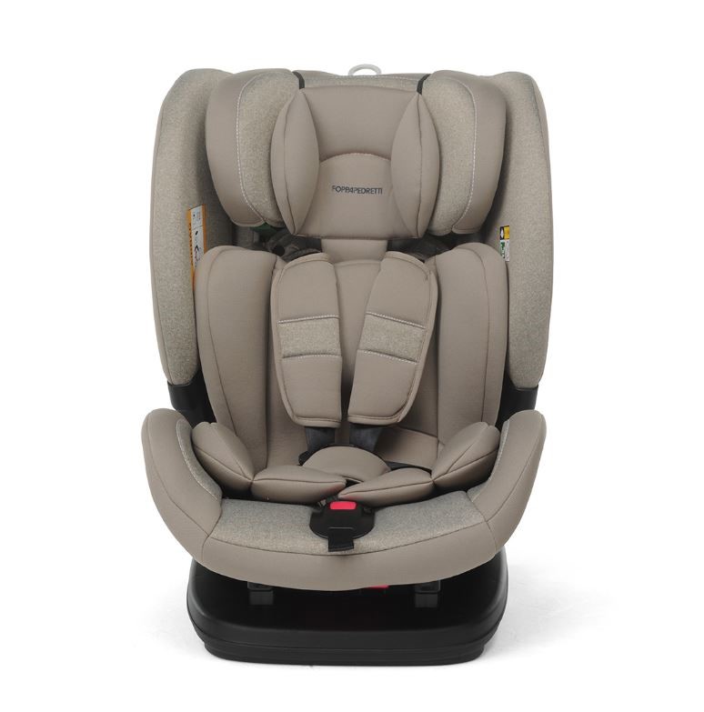 Foppapedretti reklino i-size seggiolino.auto 76-150cm silver